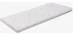MiaSuite Topper aus Memory Foam 160x200 - 8 cm hoch, abziehbar, Gewebe Aloe Vera