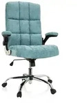 Chefsessel RELAX WD 100 Stoff blau/mint MyBuero
