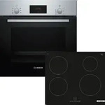Bosch Einbau-Backofen-Set, HBF133BR0 + PUE61RBB6E, Einbau-Backofen,
