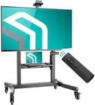 ONKRON Motorisierter TV St&auml;nder rollbar f&uuml;r 50-100 Zoll TVs bis 120 kg,
