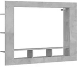 vidaXL TV-Schrank Betongrau 152x22x113 cm Holzwerkstoff
