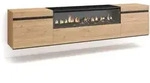 SKRAUT HOME Wohnzimmer-TV-Schrank, Viel Stauraum, 200x35x45cm, F&uuml;r TV-Ger&auml;te bis