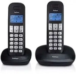 Profoon PDX-1120 - DECT-Telefon mit 2 Mobilteilen, Schwarz