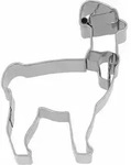 RBV BIRKMANN Birkmann Ausstechform Weihnachts-Lama, mit Innenpr&auml;gung, Ausstecher,