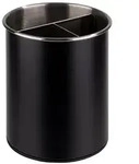 APS Besteckbeh&auml;lter, drehbar &Oslash; 13 cm, H: 16,5 cm Edelstahl, Polypropylen