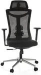 B&uuml;rostuhl / Drehstuhl KAMIAK R&uuml;cken Netzstoff / Sitz Stoff schwarz hjh OFFICE