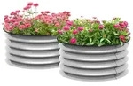 Outsunny - Hochbeet - 60Lx60Wx30Hcm - Silber