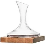 Eisch No Drop Effekt Dekantierkaraffe 750 ml auf Holzsockel Wood Edition
