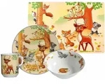 Ritzenhoff & Breker WALDTIERE Kindergeschirr Set mit Platzset