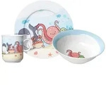 Ritzenhoff & Breker UNTERWASSERWELT Kindergeschirr Set 3-teilig