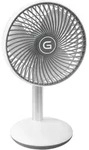 GUTFELS Tischventilator VENTI 3010 R, 15 cm &Oslash;, USB Ventilator mit 4.000 mAh Akku,