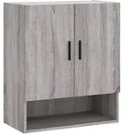 vidaXL Wandschrank Grau Sonoma 60x31x70 cm Holzwerkstoff