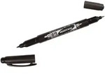 Tombow Dual-Fasermaler mono twin marker breit/fein permanent schwarz