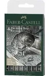 Faber Castell Tuschestift Pitt Artist Pen Grey&Black 8er