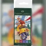 Faber Castell Tuschestift Pitt Artist Pen B 6er Colour wheel