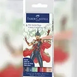 FABER-CASTELL Faber Castell Tuschestift Pitt Artist Pen 6er Comic