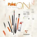 Clairefontaine PaintON Blanc, Block A2, kopfseitig geleimt, 40 Blatt, 250g,...