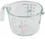 EMSA Messkanne Prep & Bake, Messbecher, Glas, Transparent, 1 L, K32361