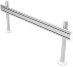 Dataflex Viewlite Schienensystem/Slatwall f&uuml;r den Tisch 1200mm (58.702)