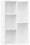 vidaXL B&uuml;cherregal/Sideboard Wei&szlig; 50x25x80 cm Holzwerkstoff