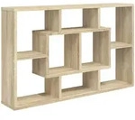 vidaXL Wandregal Sonoma-Eiche 85x16x52,5 cm Holzwerkstoff