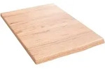 vidaXL Wandregal Hellbraun 40x60x2 cm Massivholz Eiche Behandelt