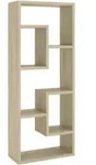 vidaXL Wandregal Sonoma-Eiche 36x16x90 cm Holzwerkstoff