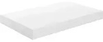 vidaXL Schweberegal Hochglanz-Wei&szlig; 40x23x3,8 cm MDF