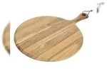 Olympia rundes Servierbrett Akazienholz mit Griff 33cm