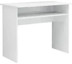 vidaXL Schreibtisch Hochglanz-Wei&szlig; 90x50x74 cm Holzwerkstoff