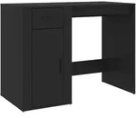 vidaXL Schreibtisch Schwarz 100x49x75 cm Holzwerkstoff