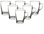 Van Well Kaffeebecher Teebecher Glasbecher 300 ml 6er Set