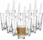 Ritzenhoff & Breker LENA Latte Macchiato Gl&auml;ser mit L&ouml;ffel 350 ml 12er Set