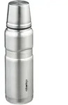 Relaxdays Trinkflasche Edelstahl, auslaufsicher, Kalt- & Hei&szlig;getr&auml;nke, Vakuum