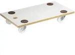 WAGNER Transporthilfe EXTREME BASIC - 57,5 x 30 x 10 cm, Melamin, Pads, Rollen...