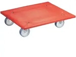 WAGNER Transporthilfe ANTI-RUTSCH - 59 x 49 x 14 cm, Bespannung & Rollen...