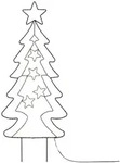 ECD Germany LED Gartenstecker Weihnachtsbaum 87 cm 90 LEDs Warmwei&szlig;, Timer,