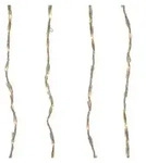 LED Balkonbeleuchtung 400cm H.100cm 400L transparent/warm weiss