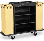 Uniprodo Servicewagen Hotel - 150 kg - 2 W&auml;schebeutel