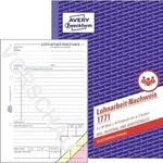 Avery Zweckform Lohnarbeitnachweis 1771 DIN A5 SD 3x40Blatt