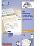 Avery Zweckform &Uuml;berweisung 2817 DIN A4 inkl. Software 100 Bl./Pack.