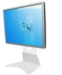 Dataflex Addit Monitorst&auml;nder f&uuml;r den Tisch (52.500), wei&szlig;