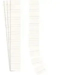 Ultradex Einsteckkarte Planrecord 140608 60x32mm wei&szlig; 90 St./Pack.