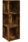 vidaXL Eckregal R&auml;uchereiche 33x33x100 cm Holzwerkstoff