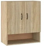 vidaXL Wandschrank Sonoma-Eiche 60x31x70 cm Holzwerkstoff