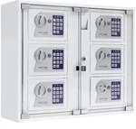 Rottner Schl&uuml;sselausgabe Keysystem 6 Outdoor Elektronikschloss wei&szlig;