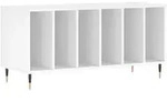 vidaXL Plattenschrank Wei&szlig; 100x38x48 cm Holzwerkstoff