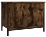 vidaXL TV-Schrank mit T&uuml;ren R&auml;uchereiche 60x35x45 cm Holzwerkstoff