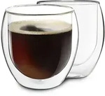 Feelino DUOS Jumbo doppelwandiges Thermoglas 310ml Borosilikatglas handgemacht