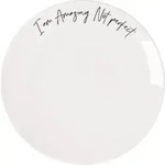 Villeroy & Boch Statement Fr&uuml;hst&uuml;cksteller / Kuchenteller "I ́m amazing. Not